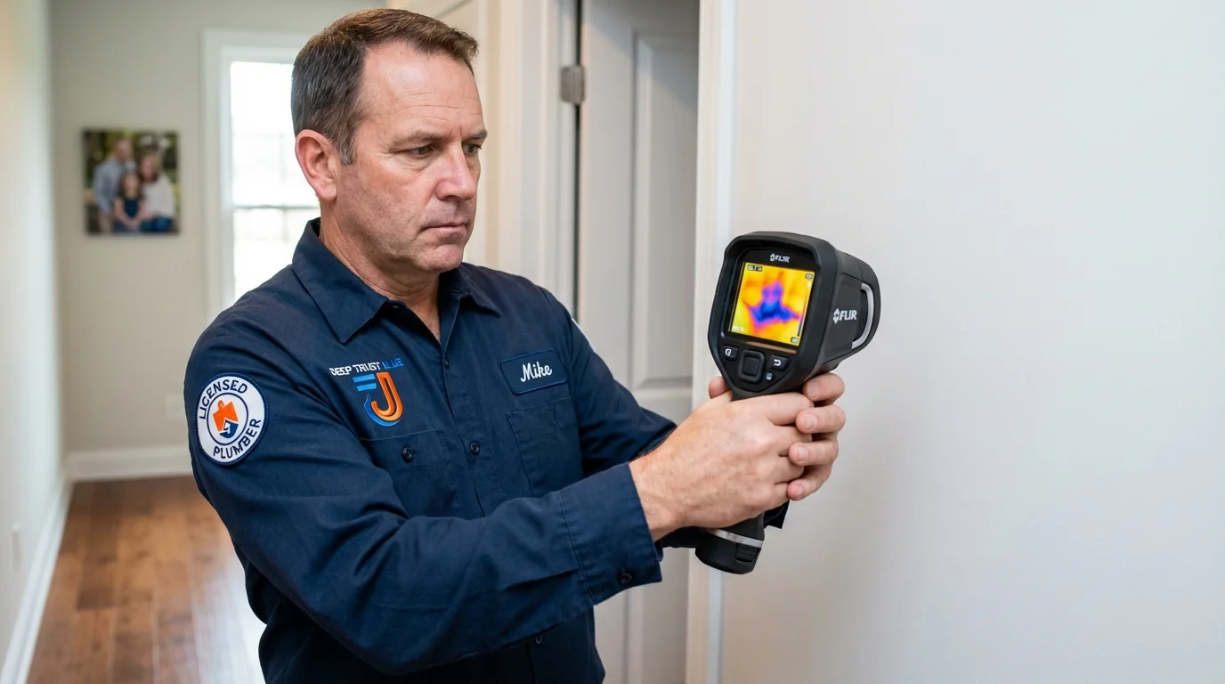 Thermal imaging leak detection by Johns Plumbing LLC in Rainsville